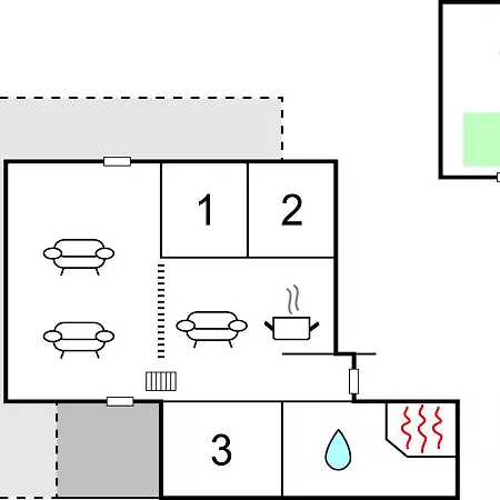 Four-bedroom In * エーベルトフト